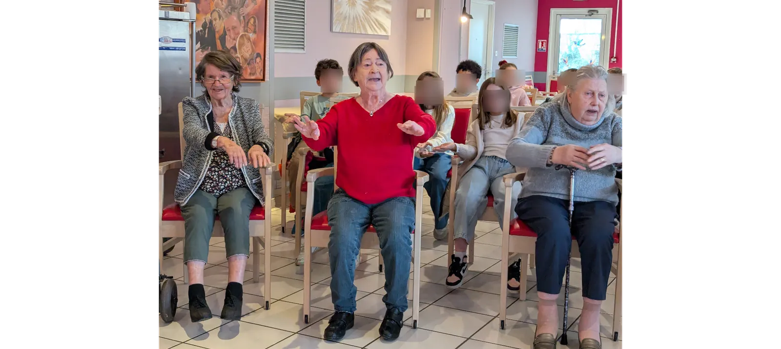 Danse assise et rencontre intergénérationnelle 