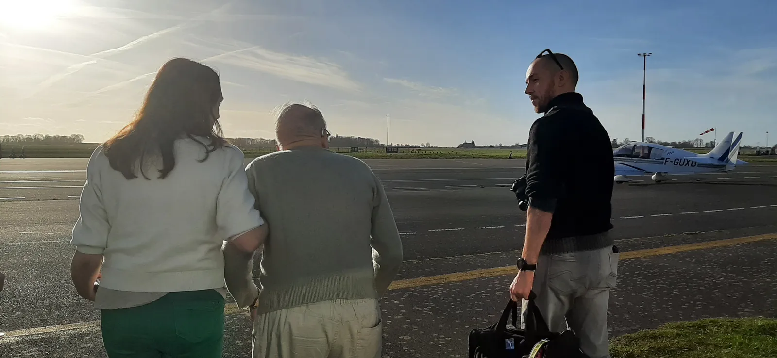 Vol à l'aérodrome de Carpiquet