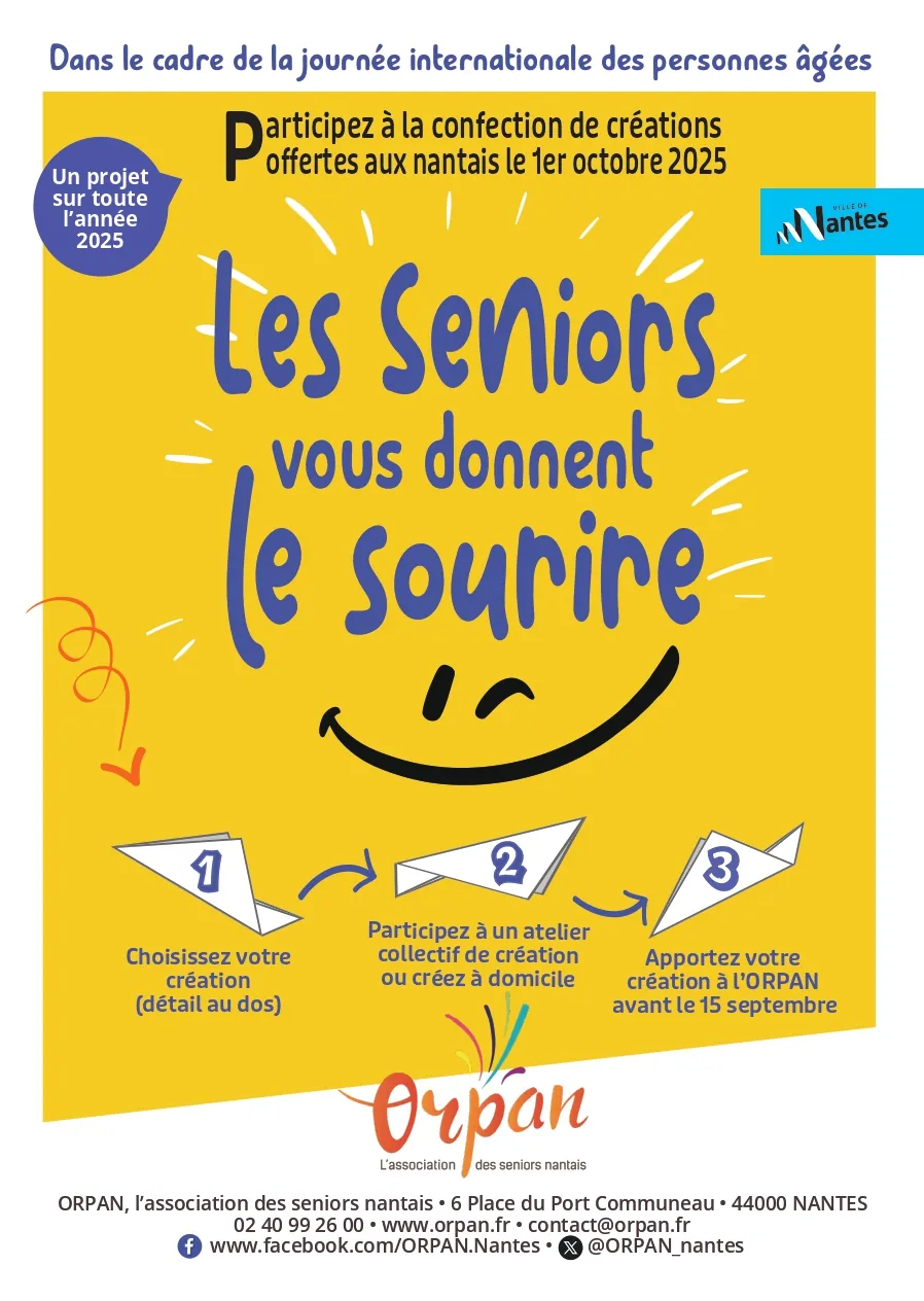 La Résidence et l'ORPAN "vous donnent le sourire" !