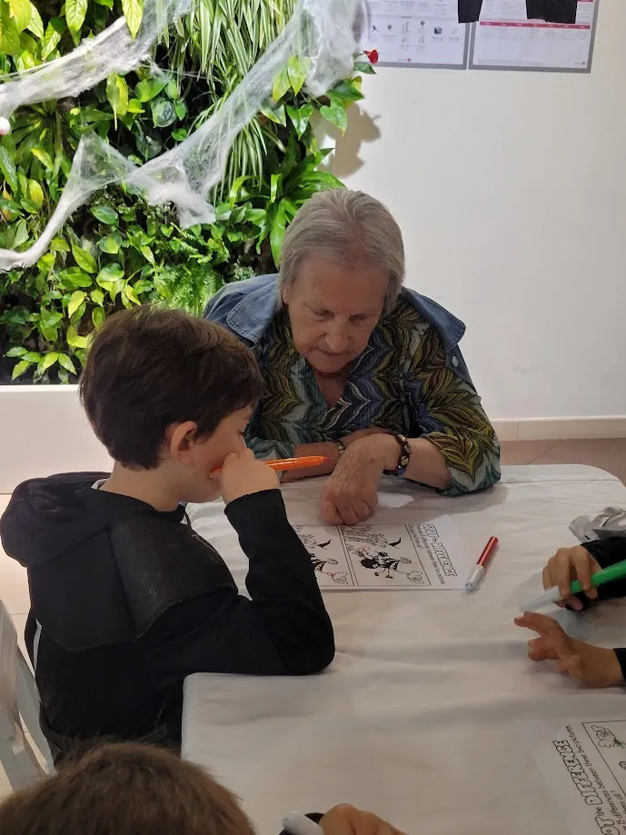 Halloween avec les enfants de l'école