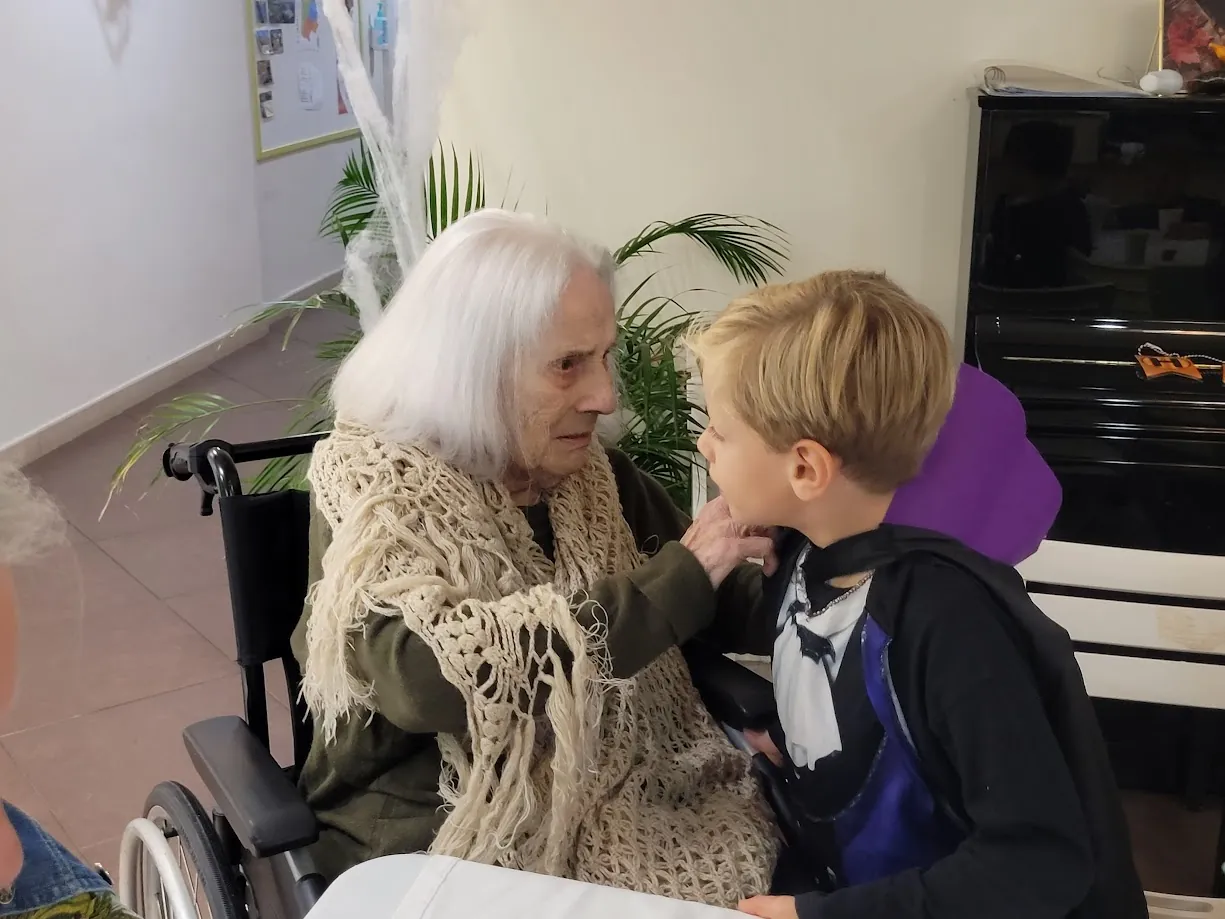 Halloween avec les enfants de l'école