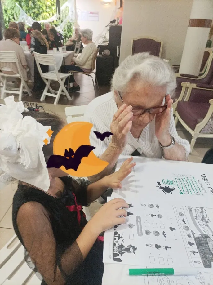 Halloween avec les enfants de l'école