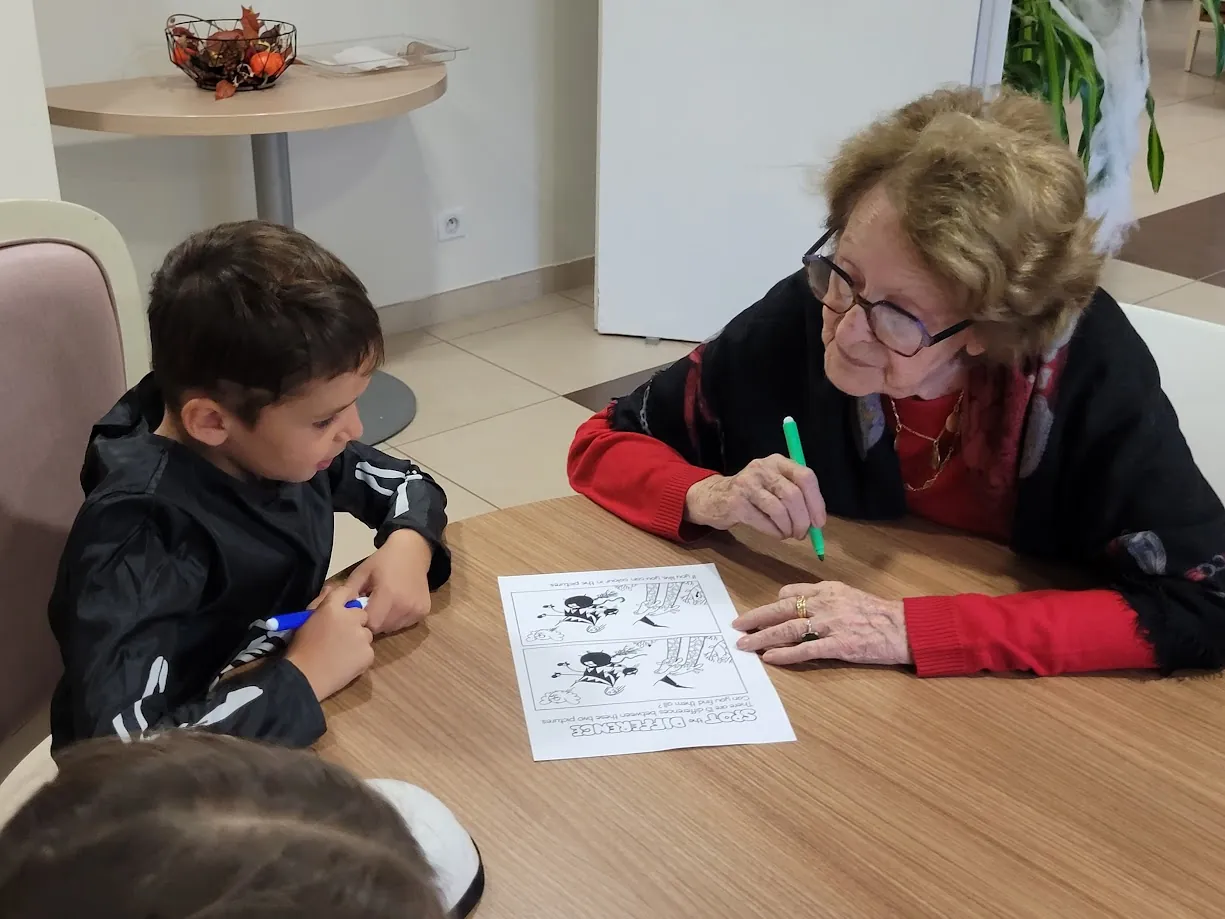 Halloween avec les enfants de l'école