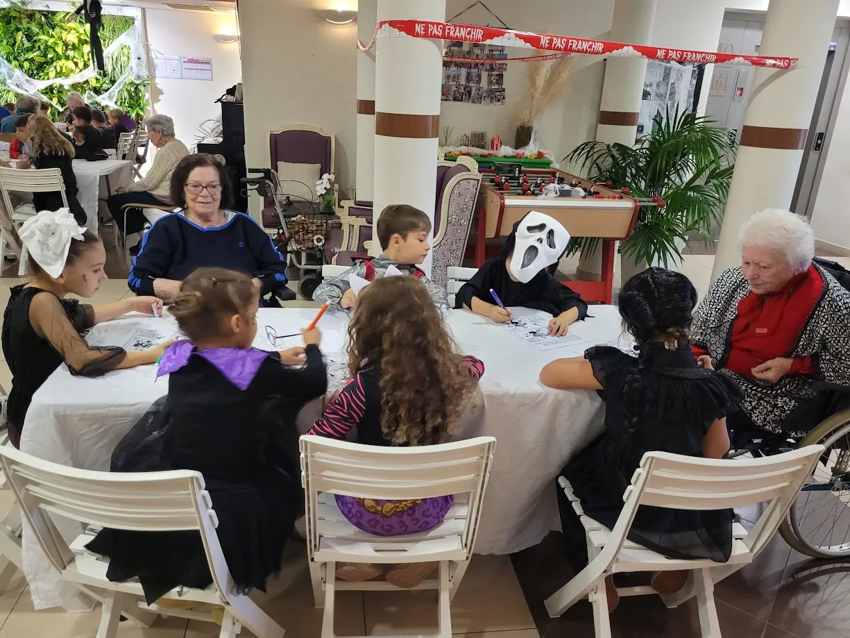 Halloween avec les enfants de l'école