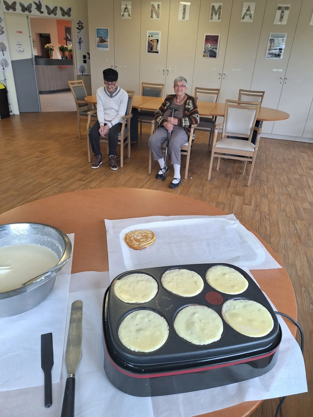 "Crêpes party" à l'occasion de la Chandeleur