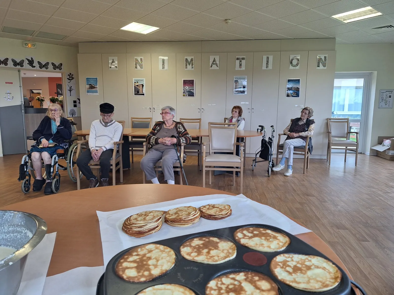 "Crêpes party" à l'occasion de la Chandeleur