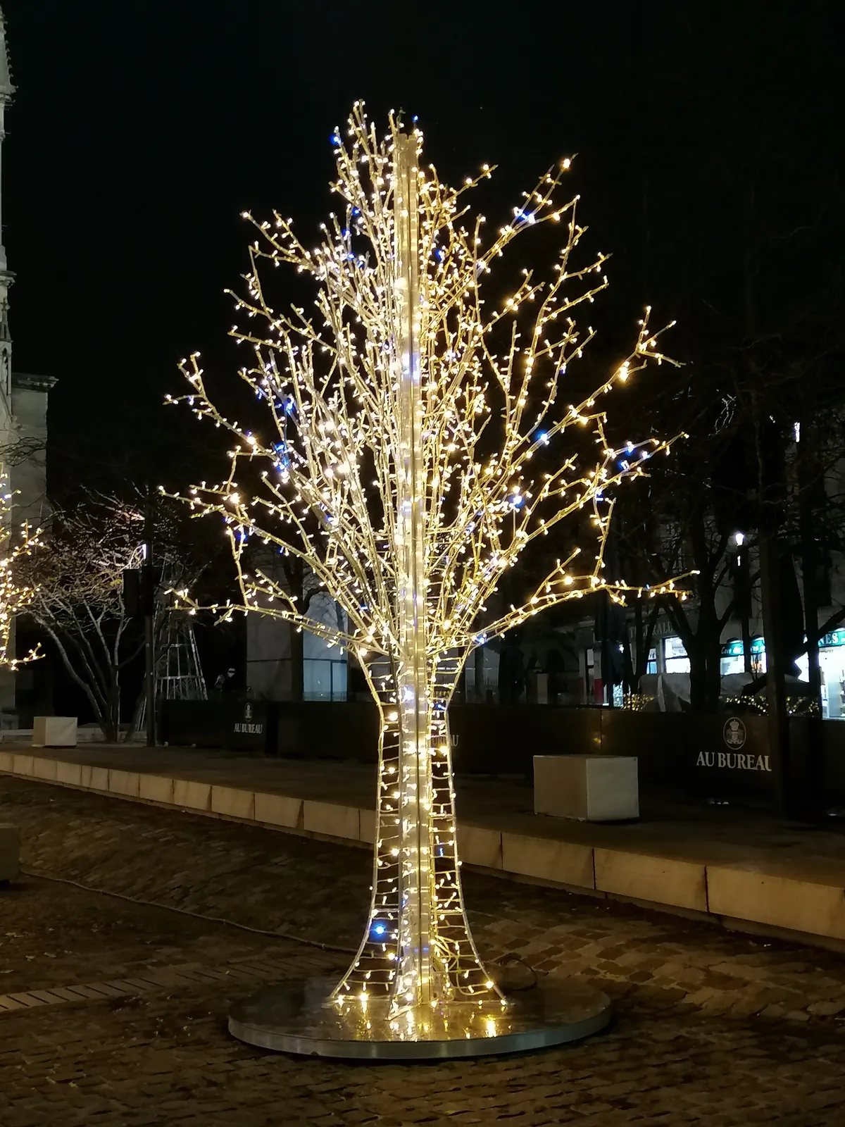 Les Tourterelles d’Esbly au Marché de Noël de Reims.