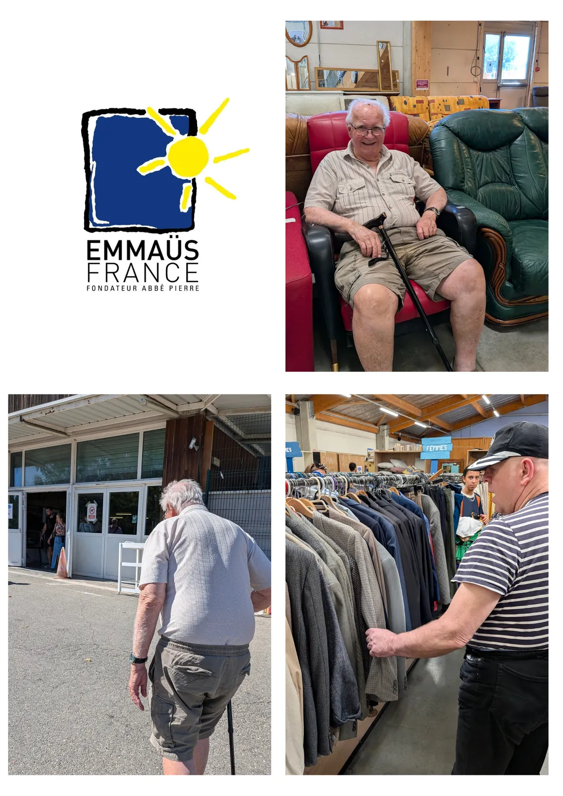 Une petite sortie à Emmaüs