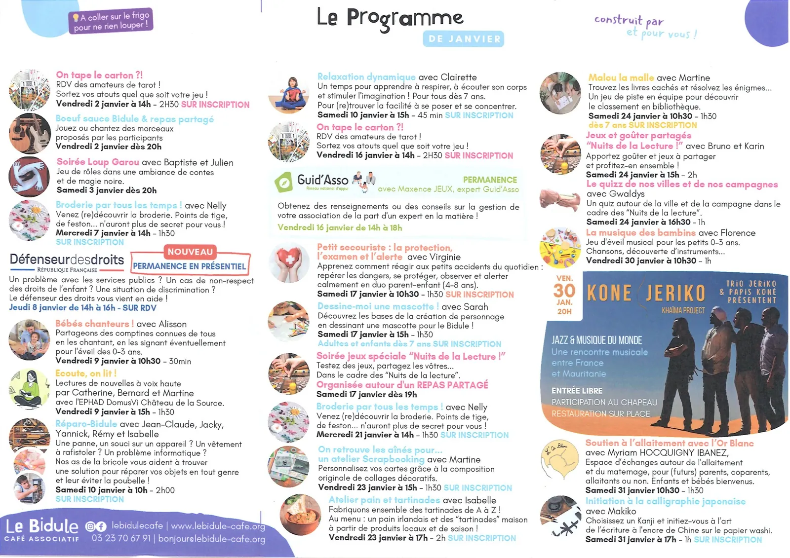 Café associatif au sein de Nogent l'Artaud