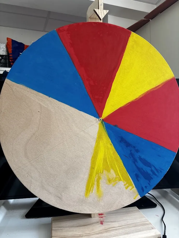 Fabrication d’une roue de kermesse