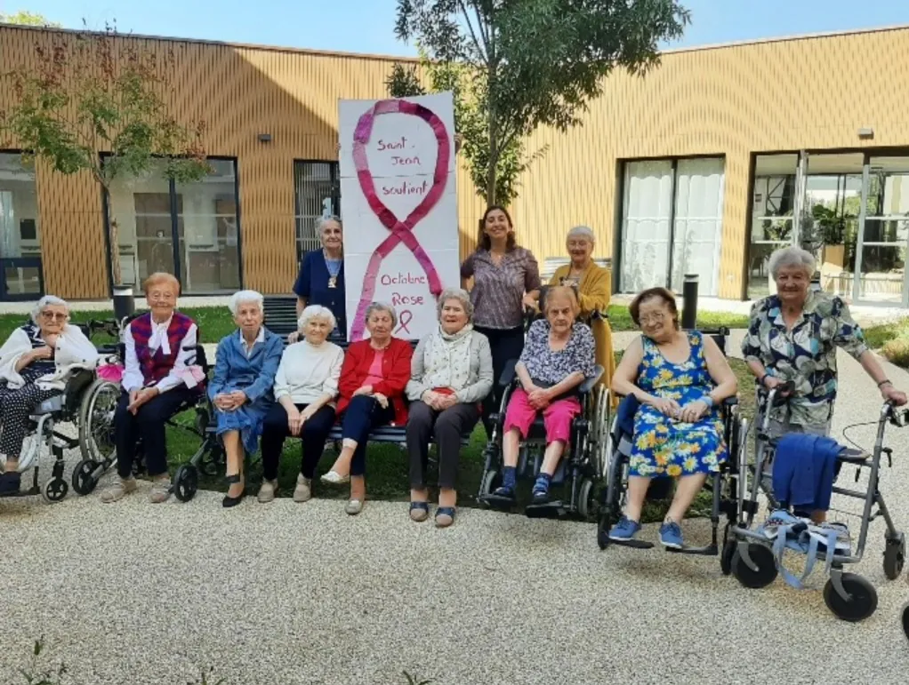 La résidence Saint-Jean d'Agen soutient octobre rose