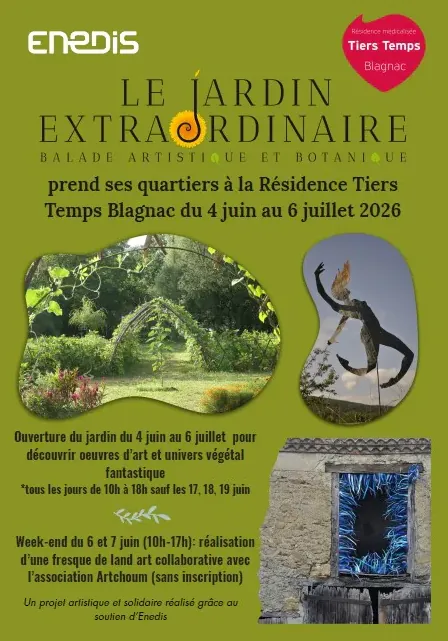 Le Jardin Extraordinaire: la résidence ouvre ses portes !