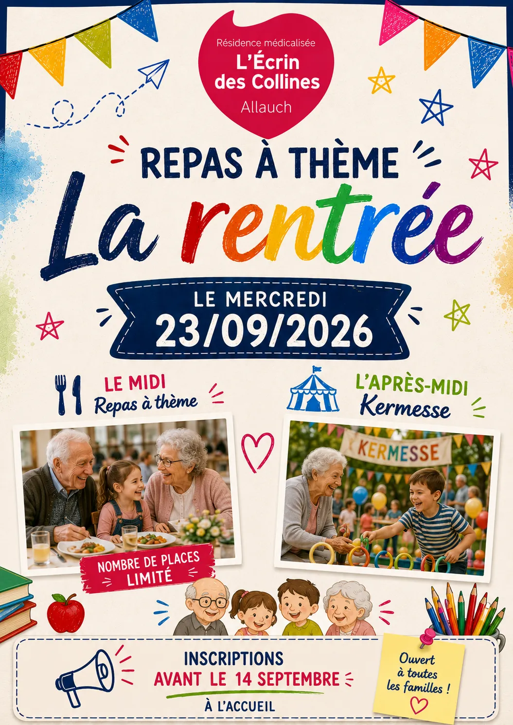 La rentrée se fête aussi à L’Écrin des Collines !
