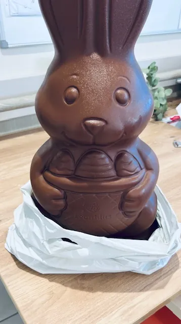 Pâques en douceur , avec un lapin fondant 