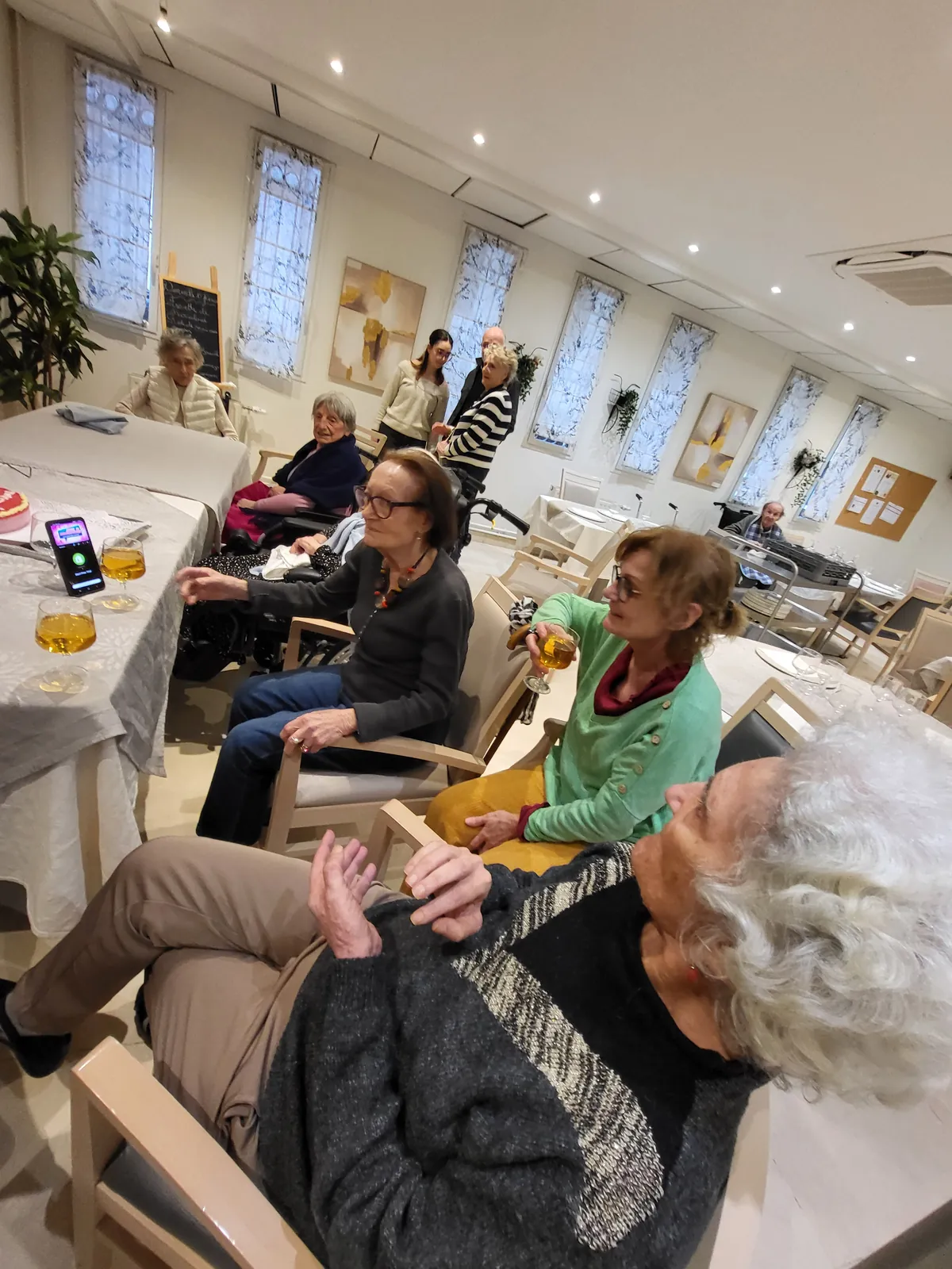 Anniversaire au sien de la résidence les Adrets 
