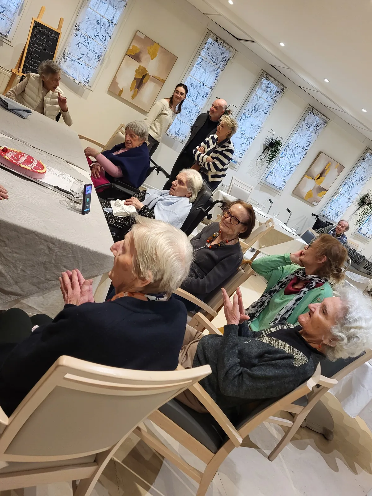 Anniversaire au sien de la résidence les Adrets 