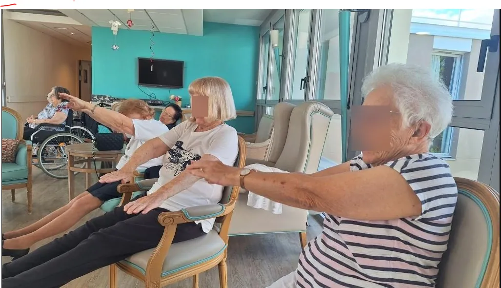 La gym douce : un rendez-vous hebdomadaire au service du bien-être de nos résidents