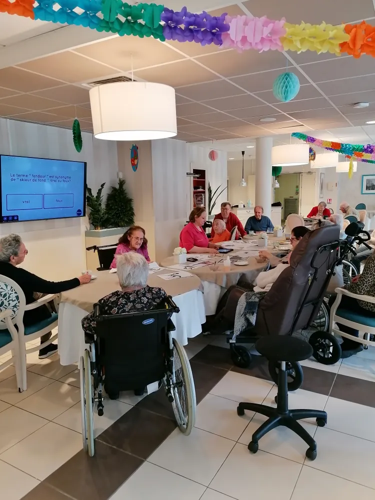 Jeux paralympiques d'hiver en résidence médicalisée