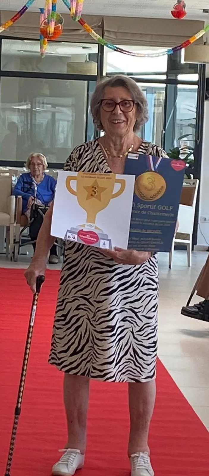 Remise des prix pour nos olympiades sportives sur la résidence 