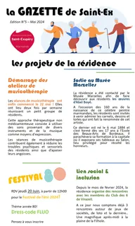 La Gazette de Saint-Ex - Edition Mai N°5