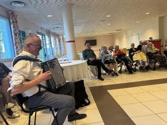 Représentation d'accordéon