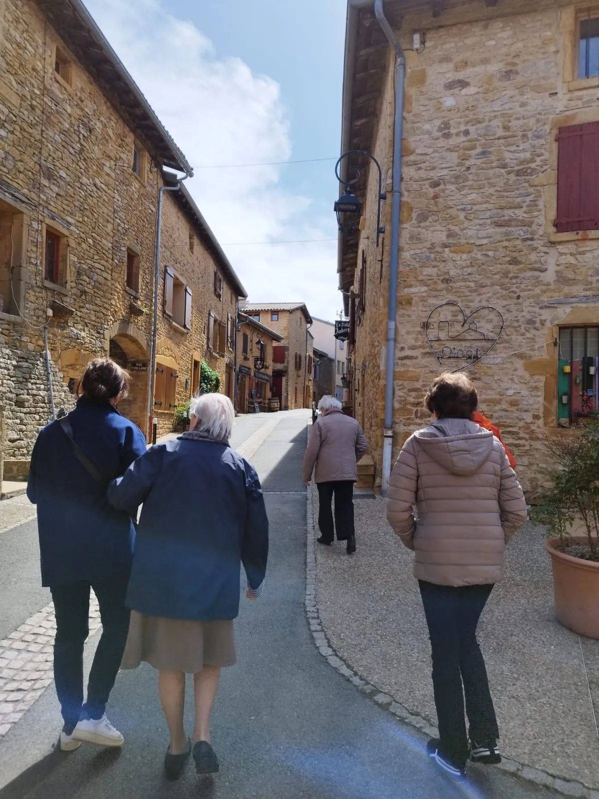 Sortie à Oingt, l'un des plus beaux villages de France!