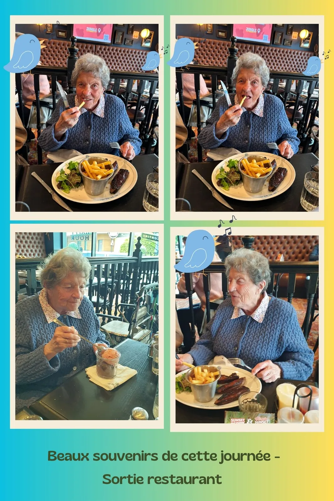 Sortie au restaurant 