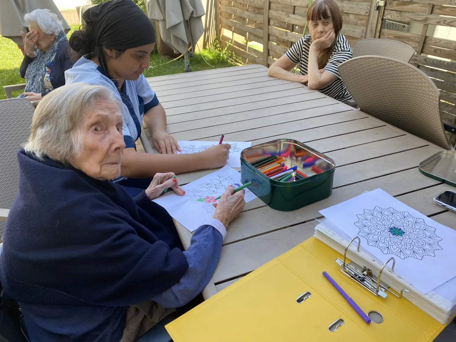 On retrouve pleinement le Jardin aux Marines