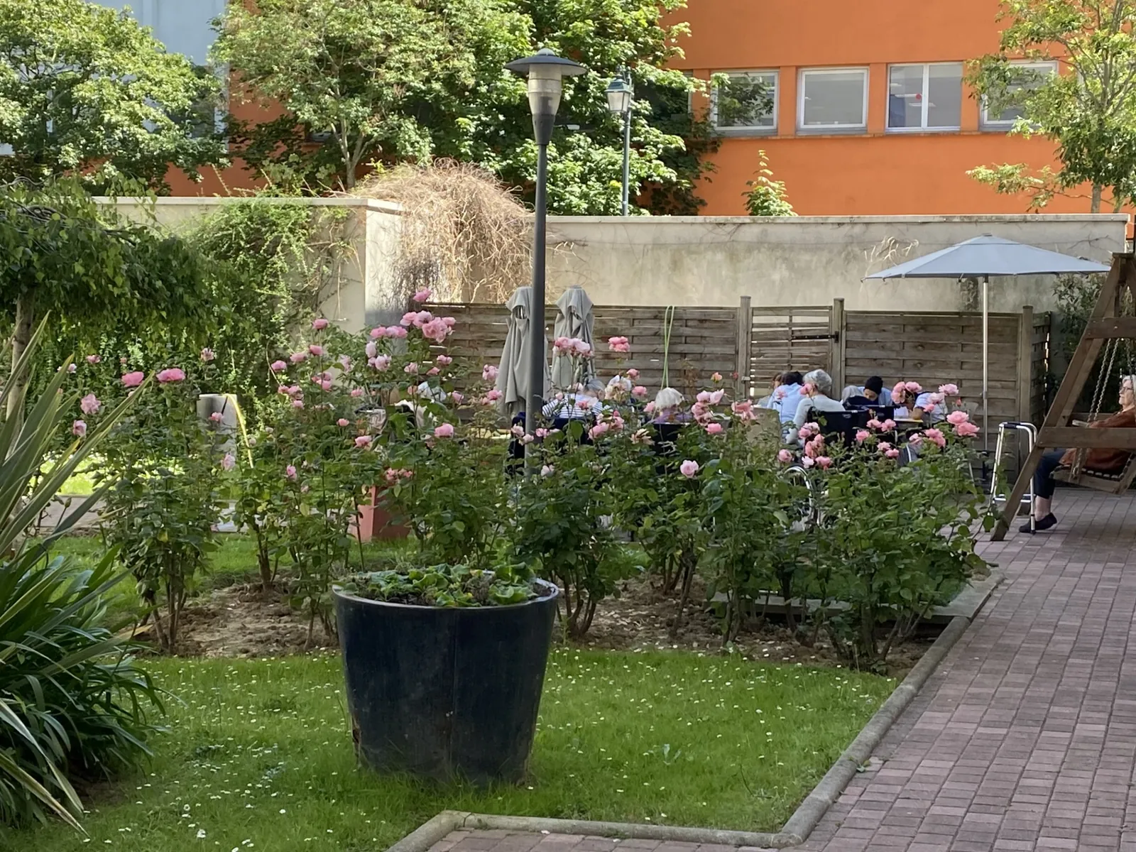 On retrouve pleinement le Jardin aux Marines