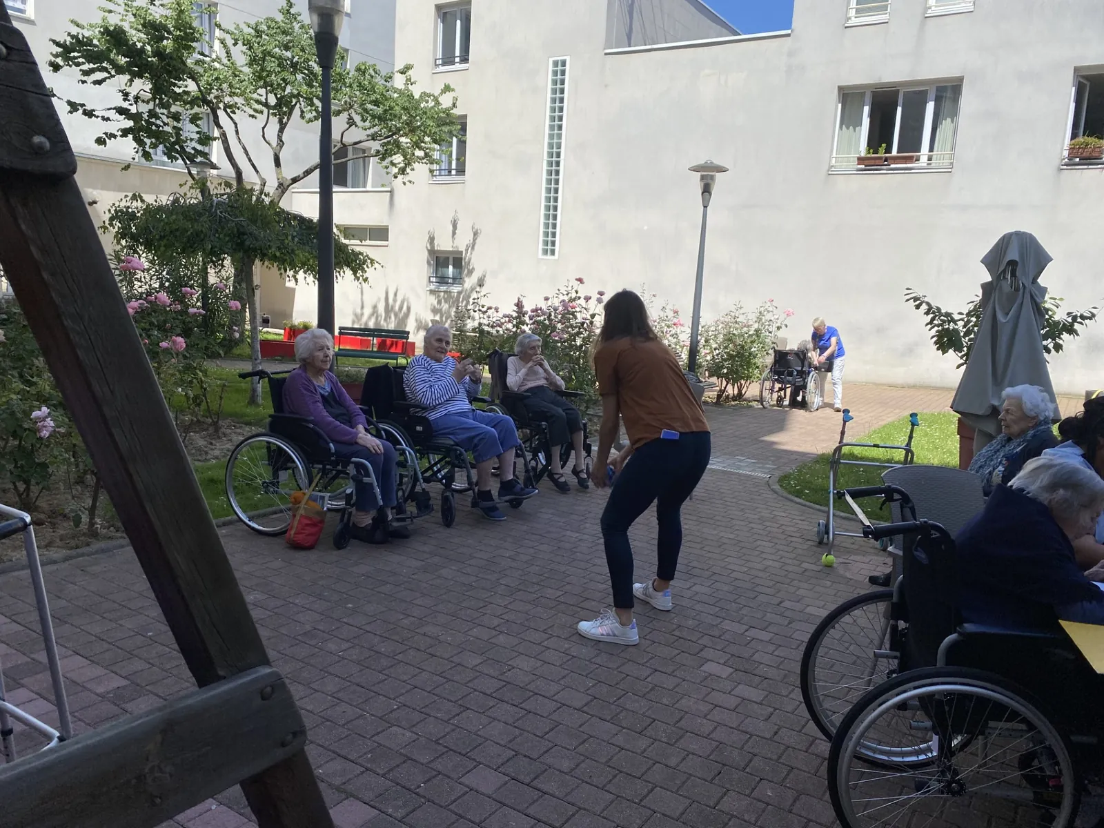 On retrouve pleinement le Jardin aux Marines