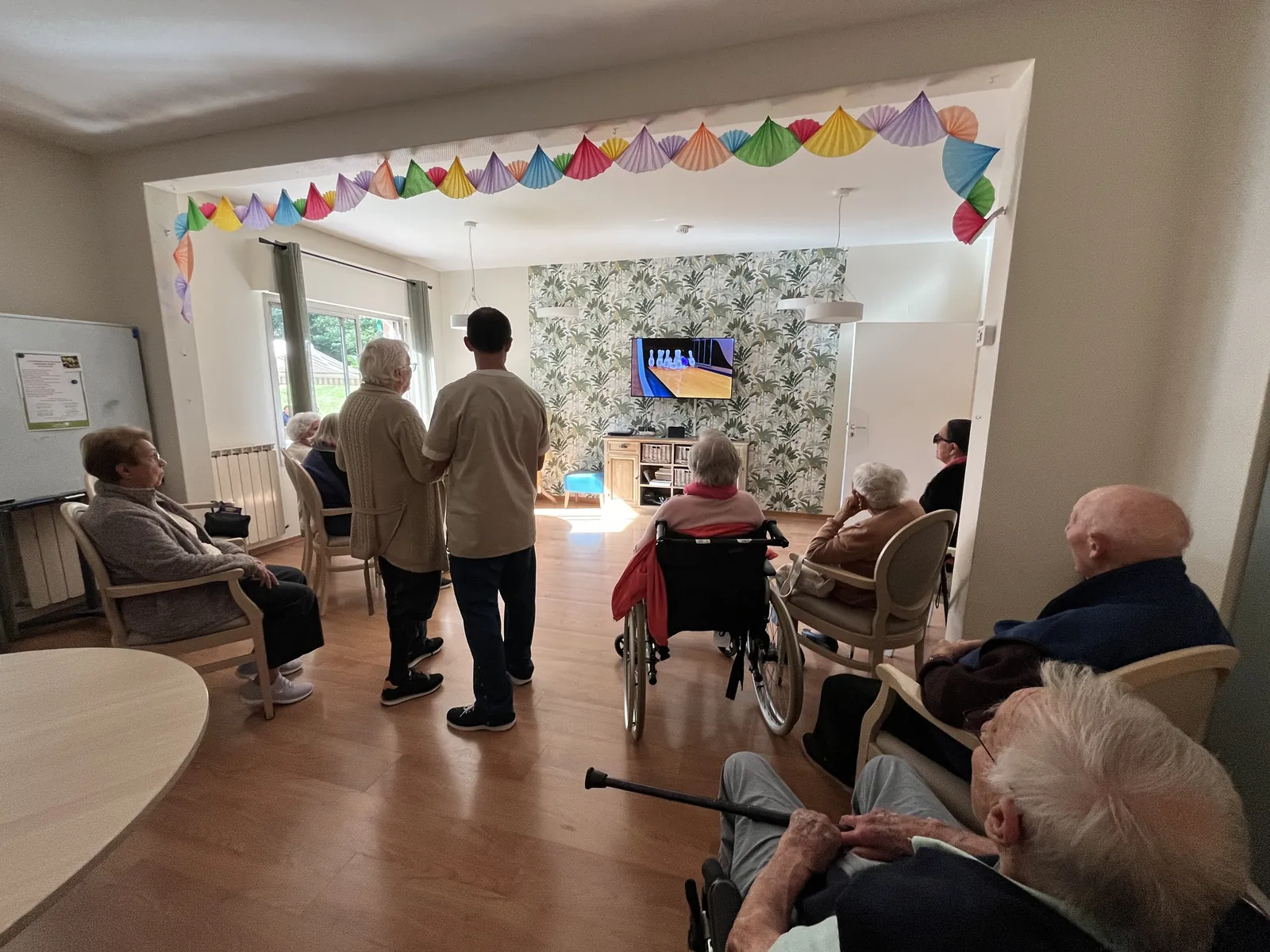Dernier entraînement avant le grand d’e-sport bowling de la semaine bleue