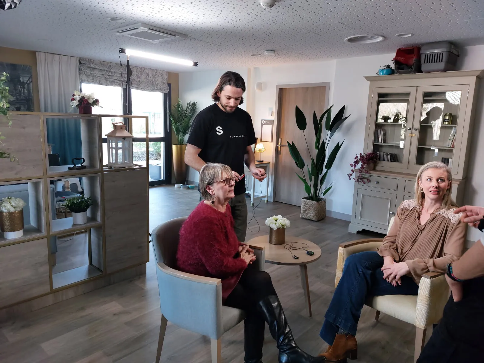 Tournage d’un projet vidéo mettant à l’honneur les métiers en EHPAD