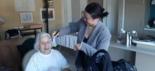 Tournage d’un projet vidéo mettant à l’honneur les métiers en EHPAD