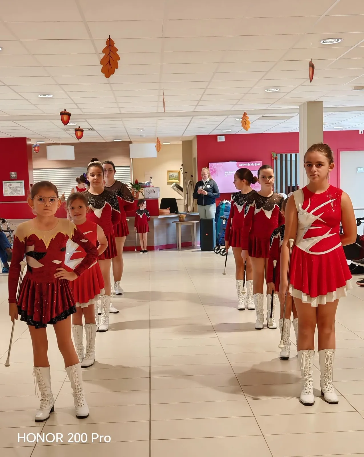 La venue des majorettes : un moment de joie partagé avec nos résidents