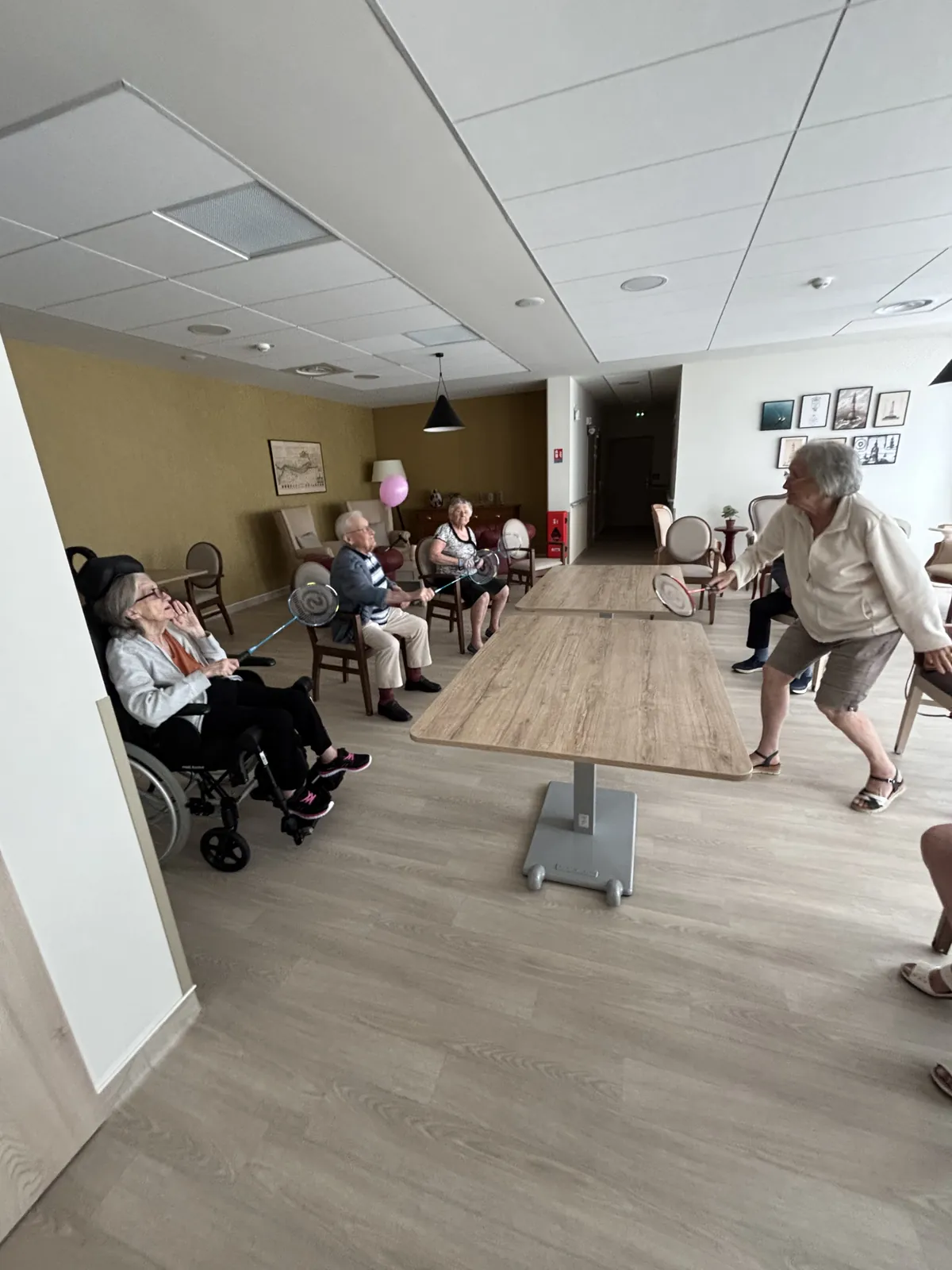 Après-midi badminton revisité 