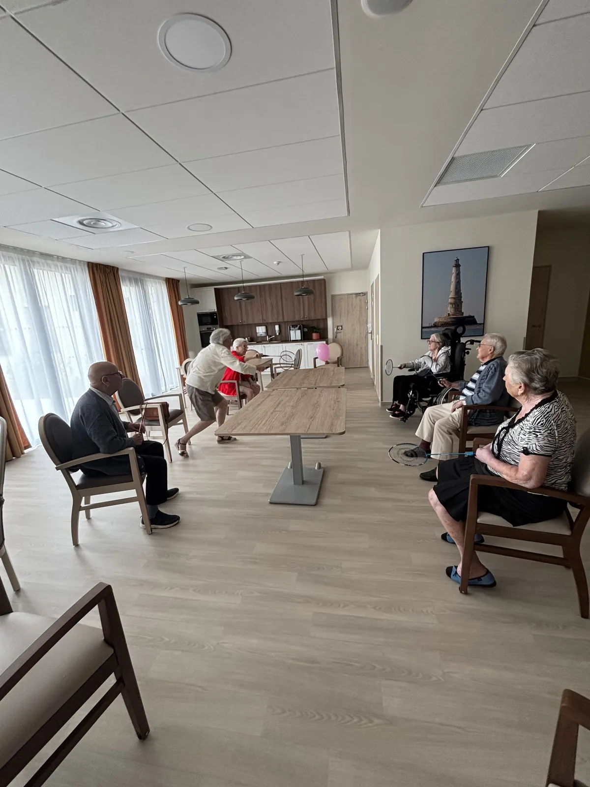 Après-midi badminton revisité 