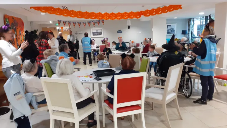 Halloween avec les enfants de l’accueil de loisirs Pasteur