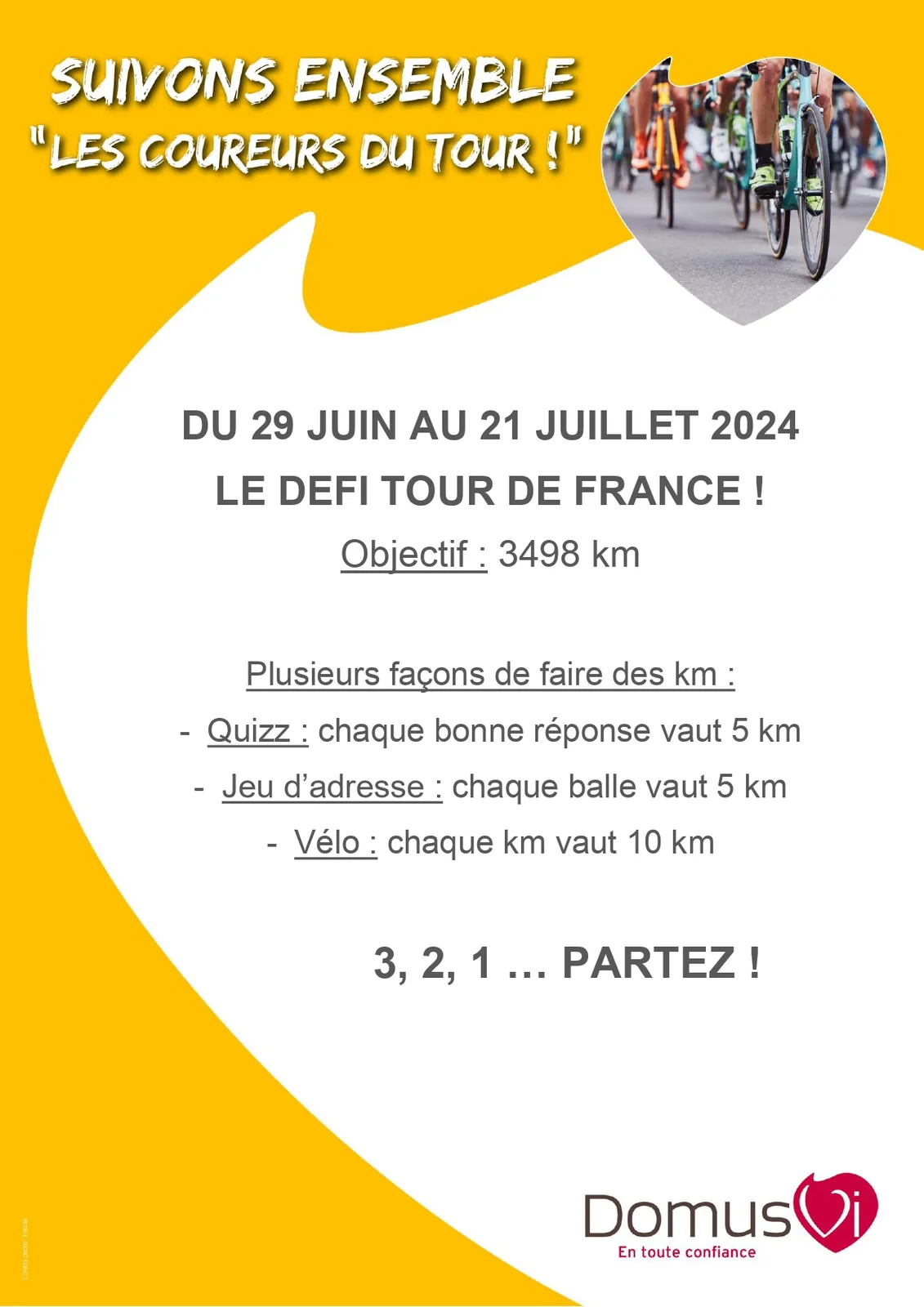 Etape après étape, les résidents sont à fond dans le Tour de France !
