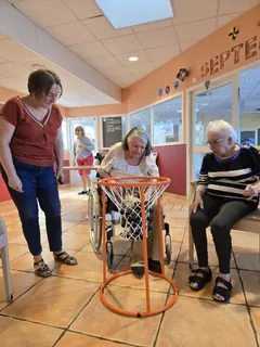 Un basket-ball pas comme les autres.