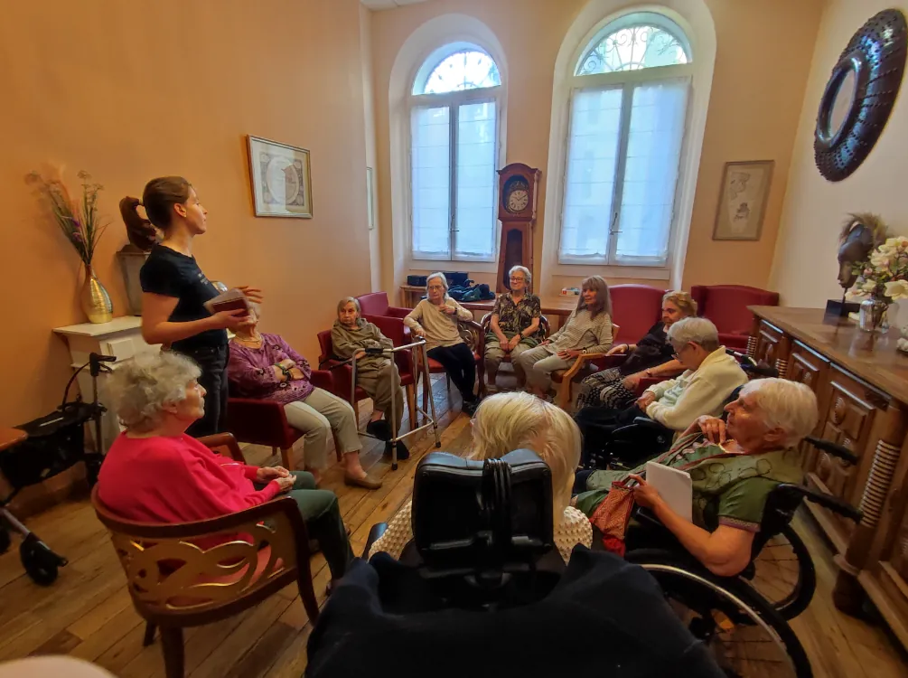 l'atelier théâtre et sensorialité