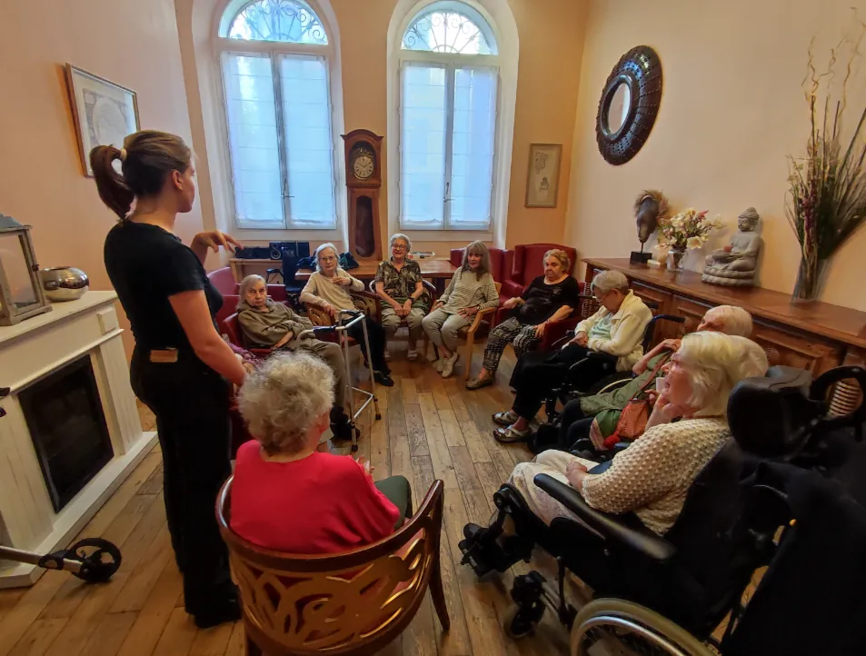 l'atelier théâtre et sensorialité