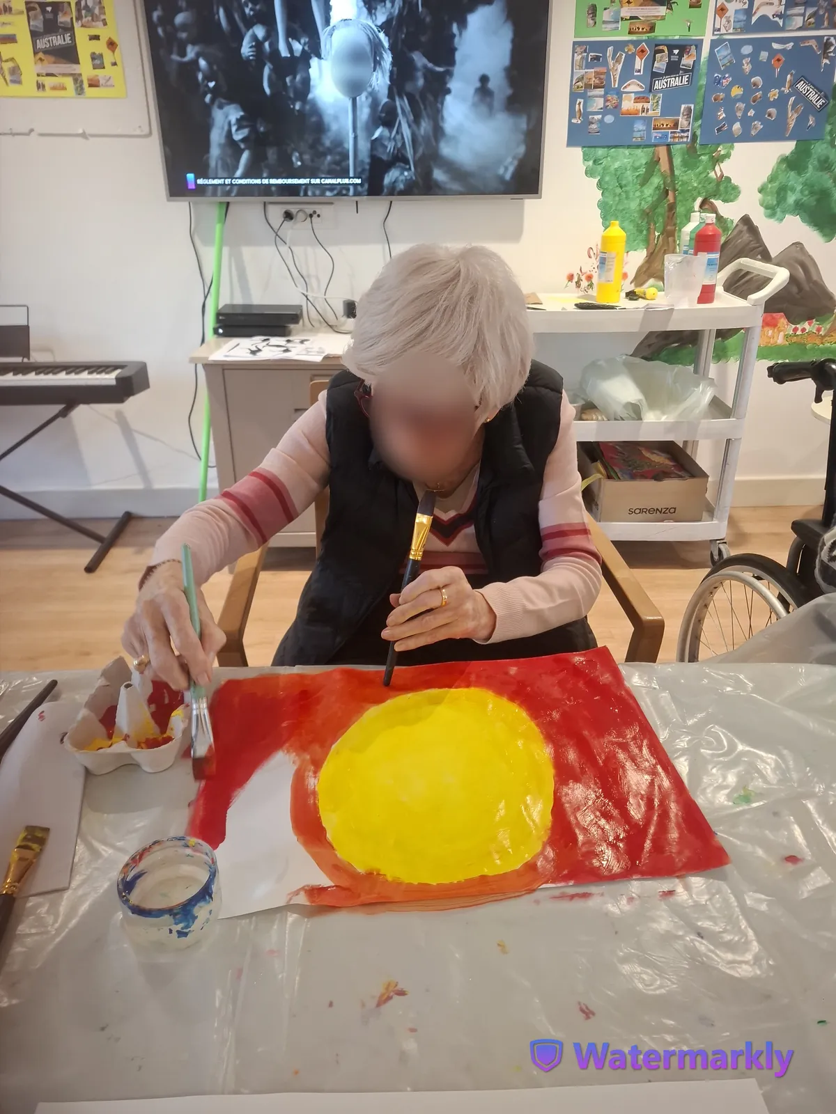 Atelier créatif - Peinture australienne