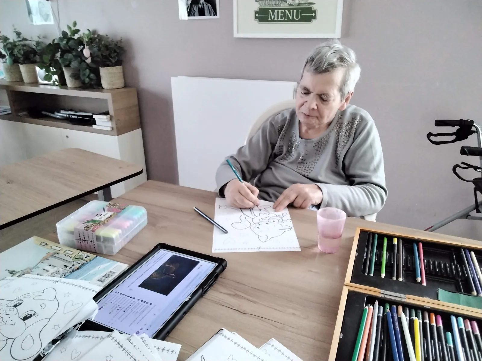  Ateliers d'expression artistique en unité sécurisante