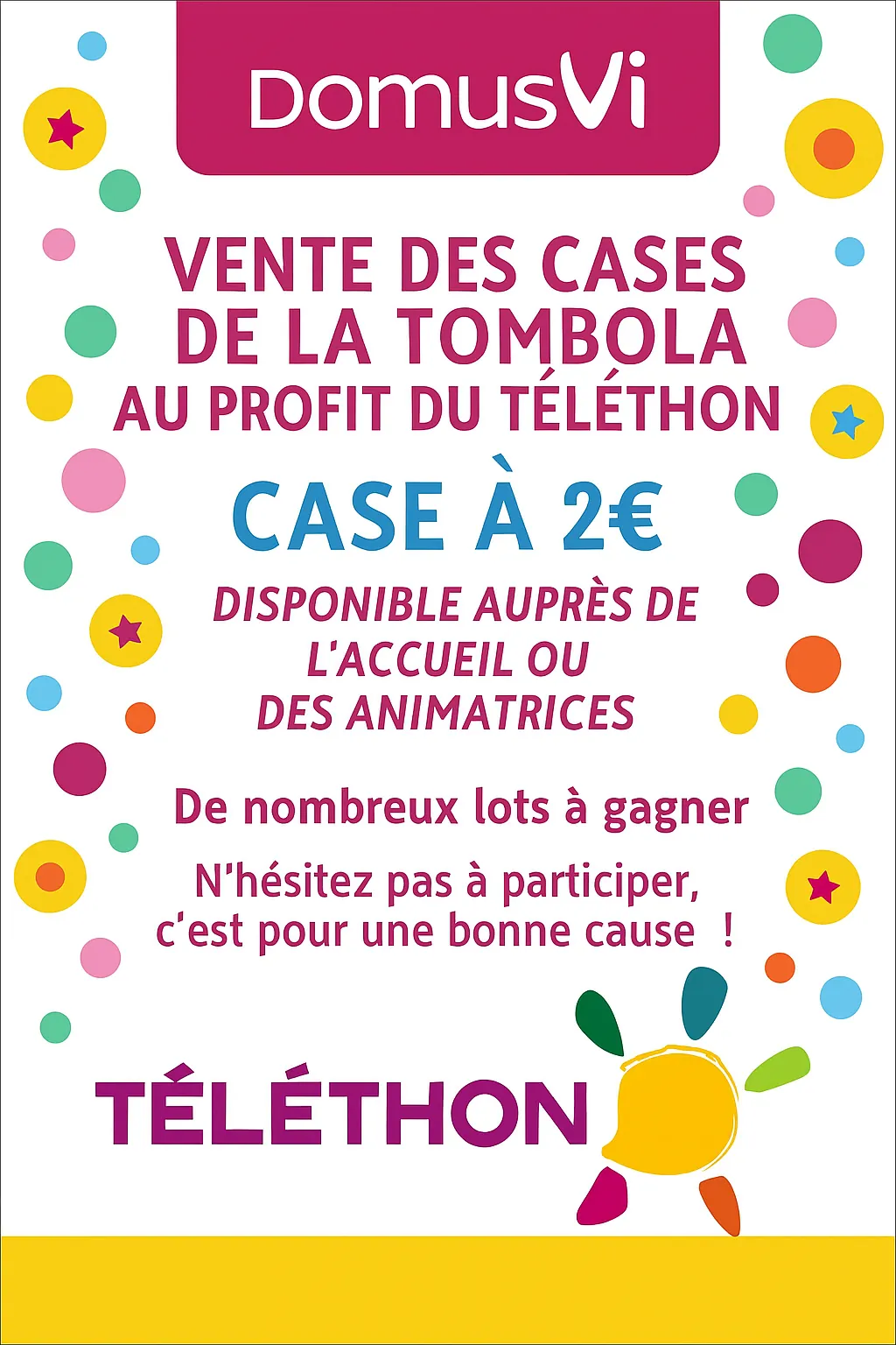 Les Jardins de l’Aunette s’engagent pour le Téléthon