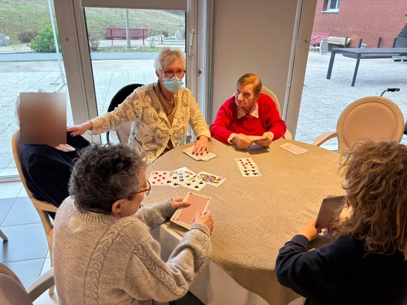 Rencontre intergénérationnelle à l'EHPAD d'Esbly