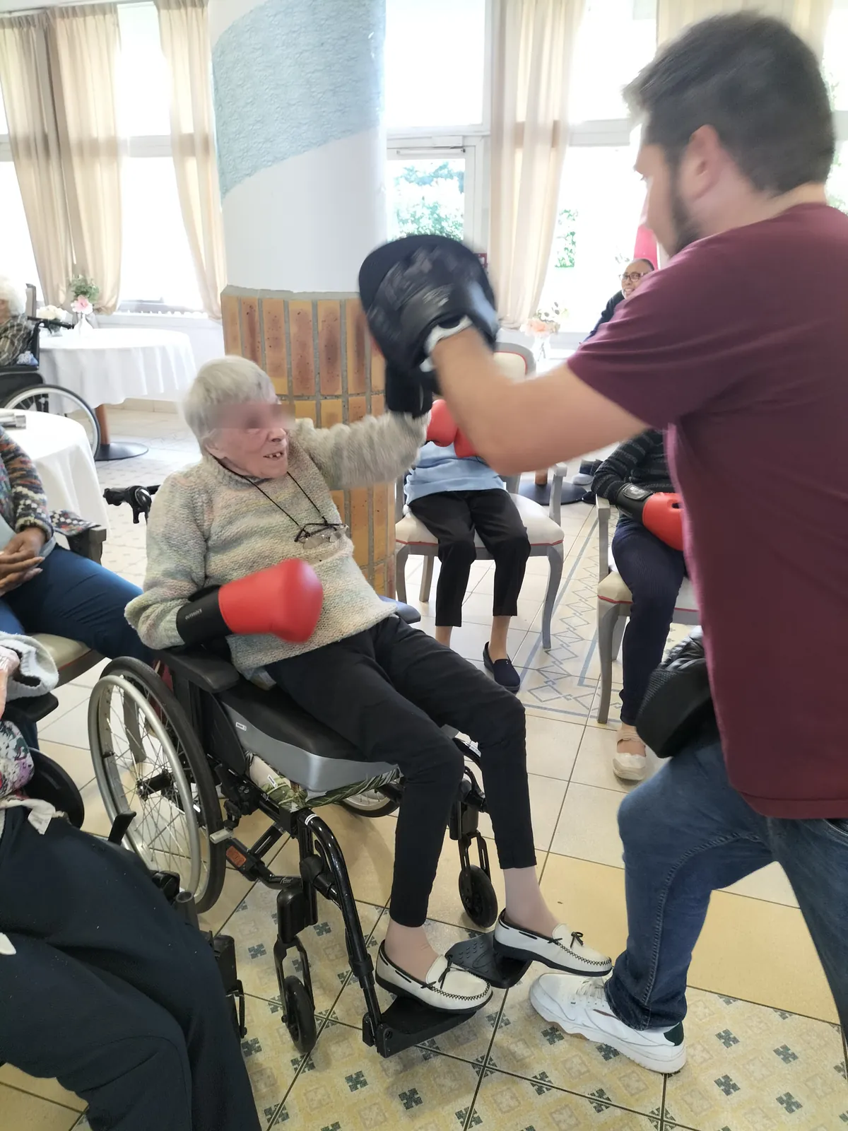 Atelier de boxe adapté