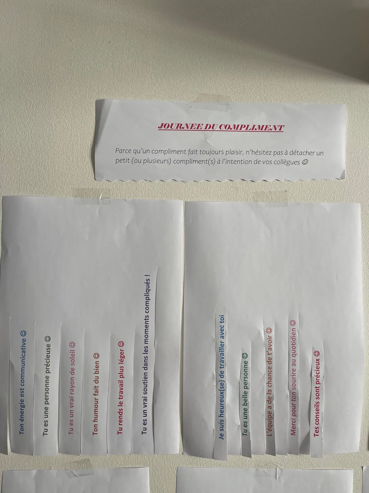 La Journée du Compliment : des mots qui font du bien entre résidents et équipe