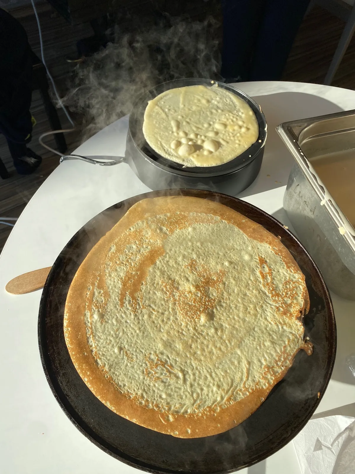 La chandeleur  à la résidence du Grand Chai