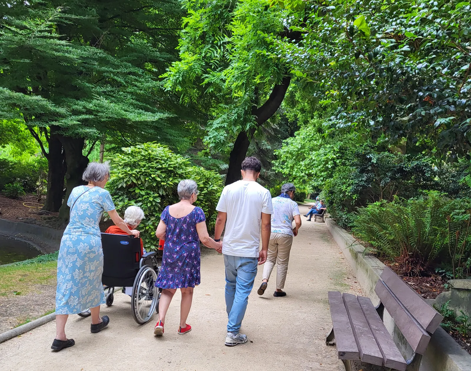 sortie au parc Salengro à Clichy 