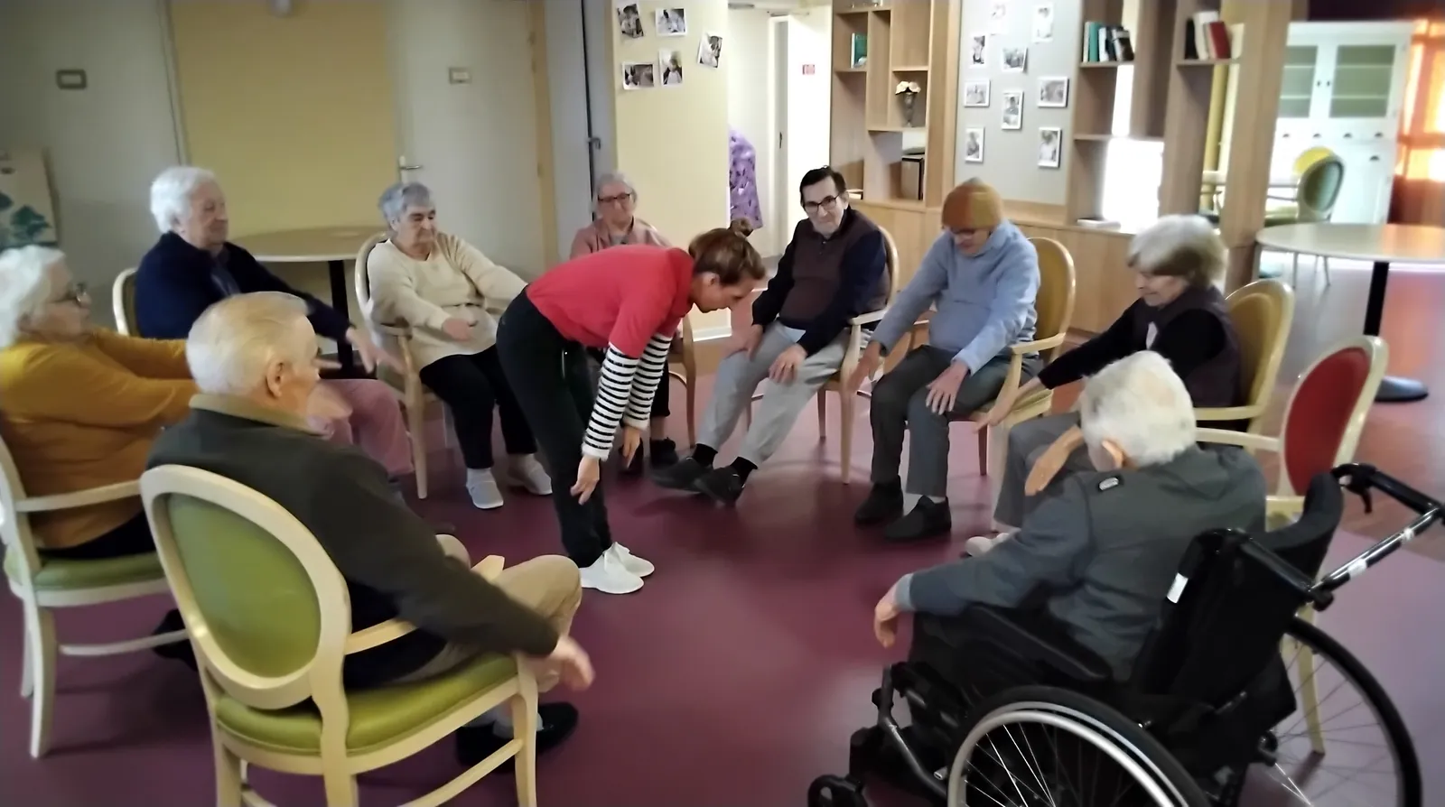 Gym douce à l'Unité Protégée